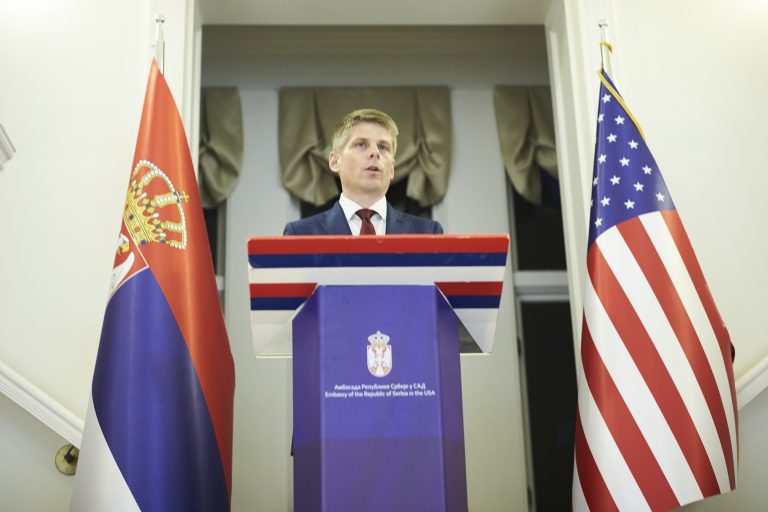 Гујон током боравка у Вашингтону указао и на катастрофалну хуманитарну ситуацију за Србе на Косову и Метохији