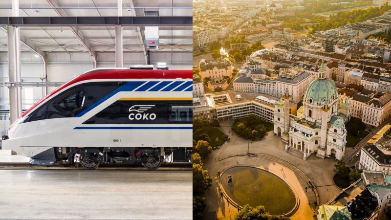 Image for the Tweet beginning: 🚄🇷🇸 Belgrade–Vienna: Serbia to present
