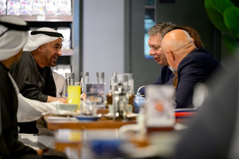 Image for the Tweet beginning: 🇦🇪 President of Serbia Aleksandar