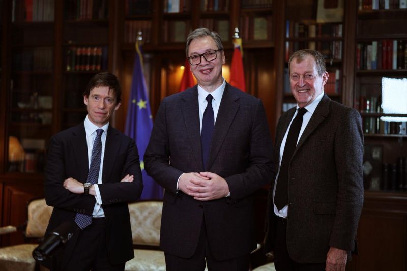 Image for the Tweet beginning: 🇷🇸🎙️ Serbian @predsednikrs - @avucic