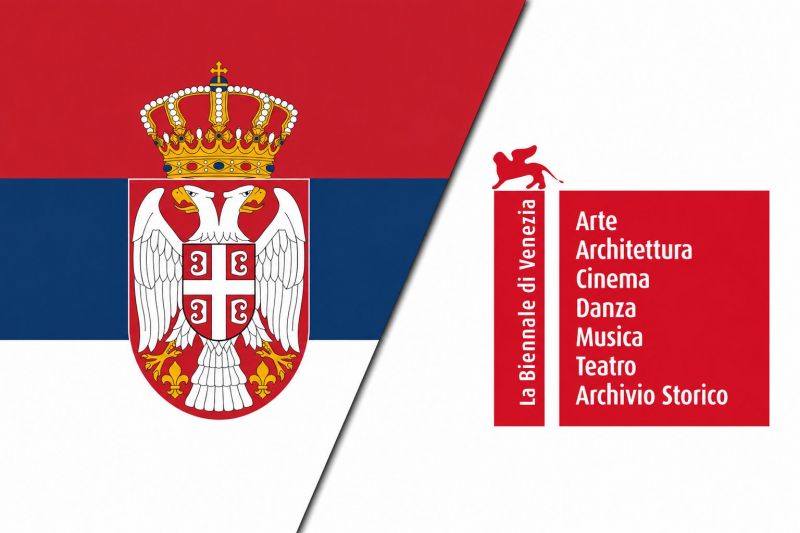 Image for the Tweet beginning: 🇷🇸🖼️#VeniceBiennale Serbian Minister of Culture