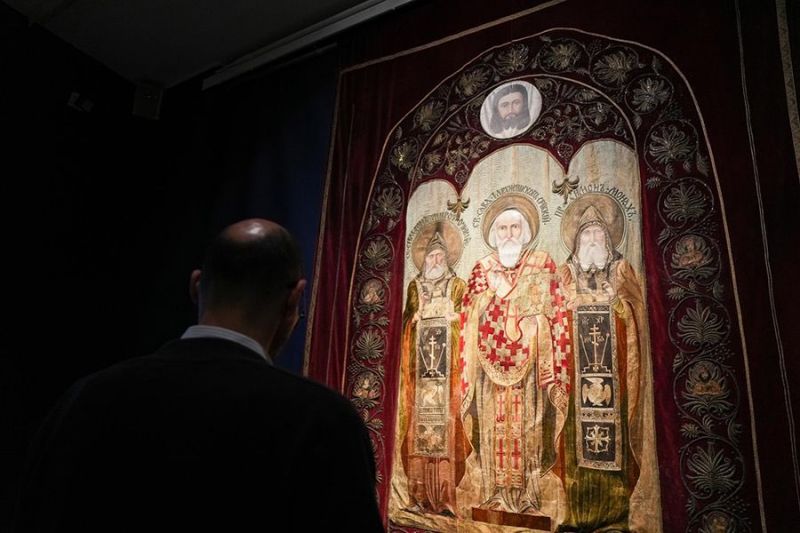 Image for the Tweet beginning: ☦️ "Saint Sava" exhibition officially