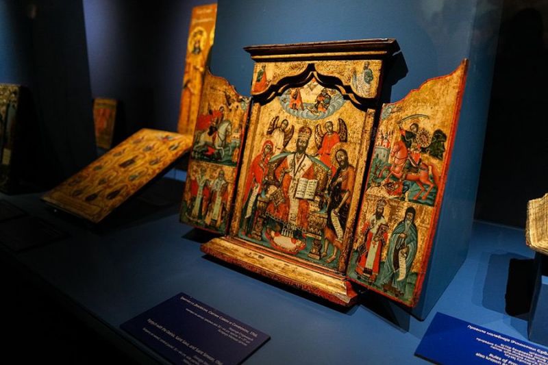 Image for the Tweet beginning: ☦️ "Saint Sava" exhibition officially