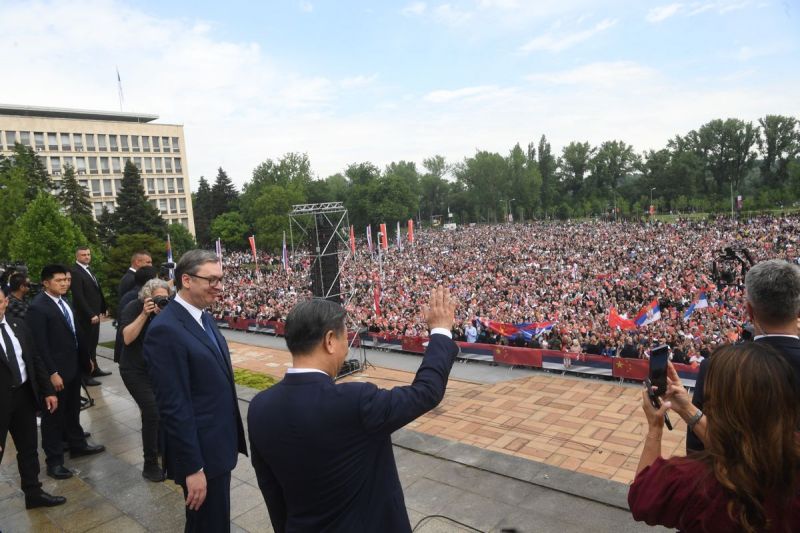 Image for the Tweet beginning: 🇷🇸 🇨🇳 Serbian President @avucic