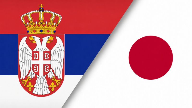 Image for the Tweet beginning: 🇷🇸 🇯🇵 Japan has officially