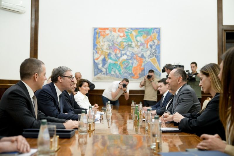 Image for the Tweet beginning: 🇷🇸 🇬🇷 President of Serbia