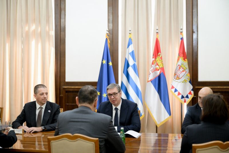Image for the Tweet beginning: 🇷🇸 🇬🇷 President of Serbia
