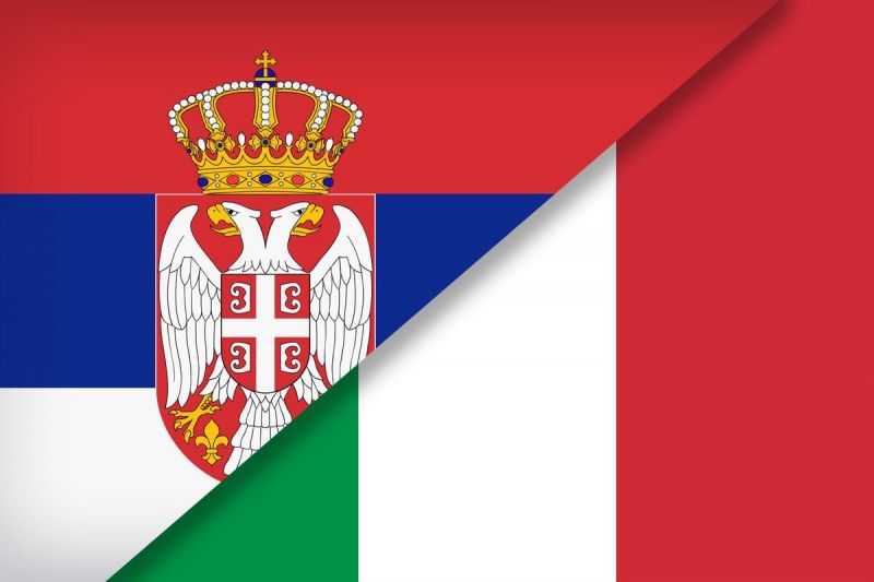 Image for the Tweet beginning: 🇷🇸🇮🇹 Serbia and Italy are