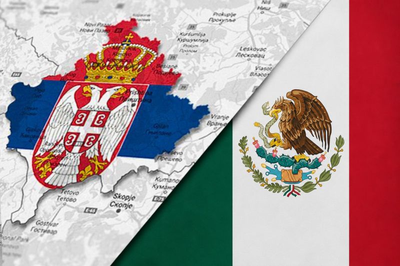 Image for the Tweet beginning: 🇷🇸🇲🇽As Serbia and Mexico celebrate
